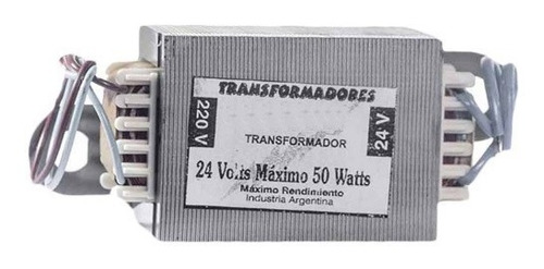 Transformador Trafo 220v A 24v 50w Compacto Con Soporte