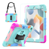 Funda iPad 2021 Blosomeet 10.2 9th/8th/7th Gen Turquesa