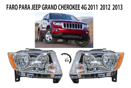 Faro Jeep Grand Cherokee 4g 2011 - 2012 - 2013  Foto 3