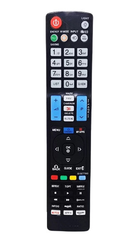 Atacado 5 Controle Compatível C/ Smart Tv LG Netflix Amazon
