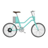 Bicicleta Electrica Yunbike C1 Color Aqua