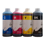 Kit 5 Litros De Tinta Epson Dye Inktec 3 Bk 1lm 1lc