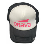 Gorro Jockey Drava Malla Negra - Nuevo