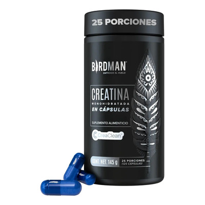 Birdman Creatina Monohidratada De Alta Pureza En Cápsulas | Sin Aditivos | 125 Cápsulas | MercadoLibre