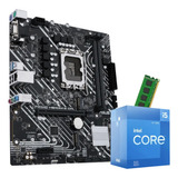 Combo Actualización Pc Intel Core I5 12400f + H610m + 16gb