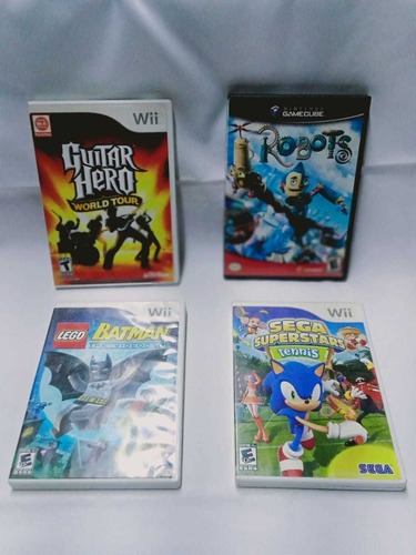 Video Juegos, Wii, Batman Lego, Robots (nintendo) Guitar Her