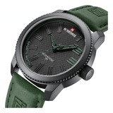 Reloj De Cuero Impermeable Naviforce Popular Military Sports