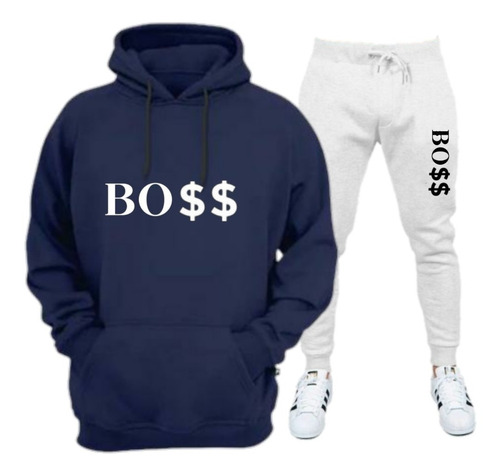 Conjunto Moletom Unissex Boss Top 