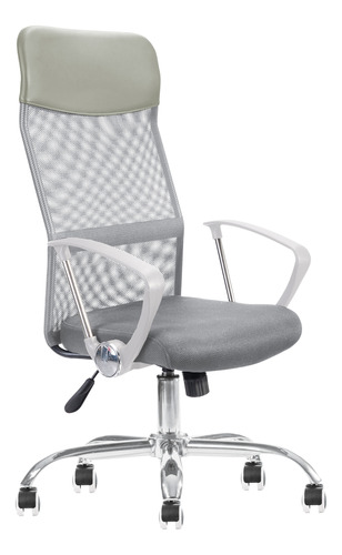 Silla Ejecutiva Para Oficina Tapizado Mesh Ergonómica Blanca