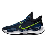 Tenis Nike Baloncesto Renew Elevate Iii-negro/azul