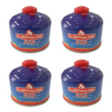 Cartucho Gas Butano Camping Pack X4 Descartable 230gr Rosca