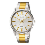 Reloj Para Unisex Casio Mtp-1303sg-7av Plateado