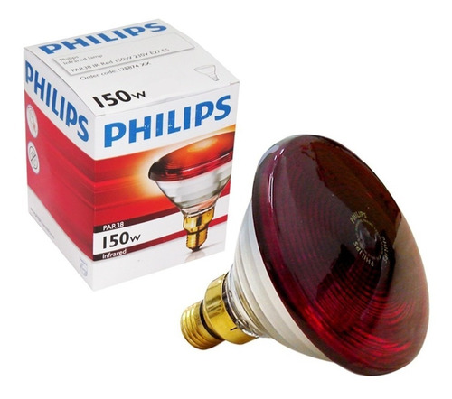 Suporte De Mesa + Lâmpada Infraphil 150w 220v Philips Par38