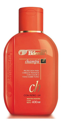 Shampoo Biferdil Proteccion Del Color X 400 Ml