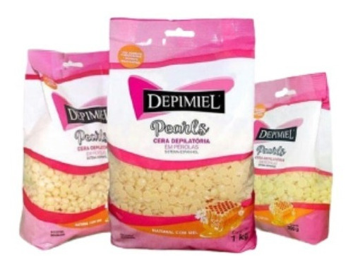 Cera Depilatória Depimiel Em Pérolas Natural Com Mel 1kg