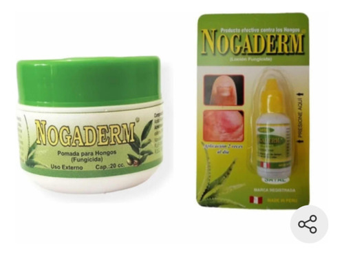 Pack Nogaderm Gotas Y Crema Para Hongos Pies