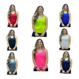 Kit 9 Regatas Femininas Academia Musculação Fitness