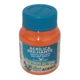 Tinta Acrílica Brilhante Laranja - 517 - Acrilex - 37ml