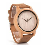 Reloj Unisex Bobo Bird Bamboo A19 De Madera Limpia