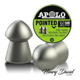 Balines Apolo Pointed 4.5 X500 Rifle Aire Comprimido Pcp Co2