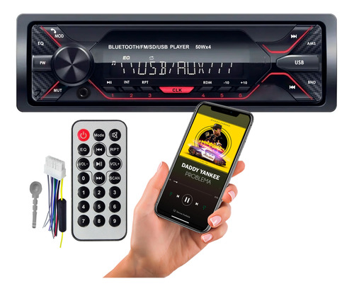 Stereo Auto Pantalla Bluetooth Mp3 Usb Fm Lcd Car