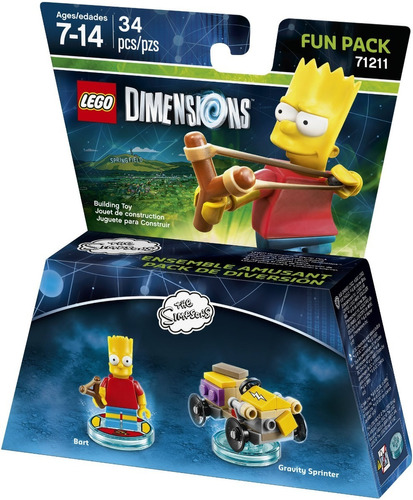 Lego Dimensions Bart Simpsons Fun Pack 71211