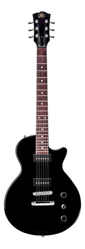 Guitarra Elétrica Les Paul Preto Brilhante Sx Ee3jbk Orientação Da Mão Destro