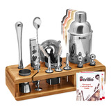 Kit De Coctelera Elite Mixology Bartender De Barillio: Jueg.