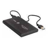 Hd Externo Portatil Slim 500gb + Cabo Usb Cor Preto