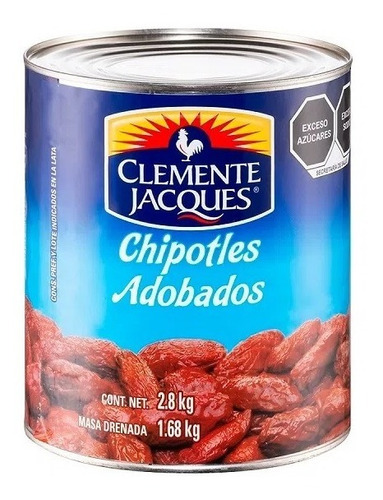 Chile Chipotles Adobados 2.8 Kg
