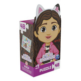Quebra-cabeça Gabby's Dollhouse 48 Peças Multicor Grow