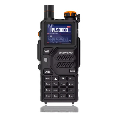 Baofeng Radios Walkie Talkie K5PLUS 10W Radioaficionado Tribanda de Largo Alcance, Portátil, Triple Potencia, Banda Aérea, NOAA, Batería de 2500 mAh, 999 Canales, Copia de Frecuencia y Codificación. | Envío gratis