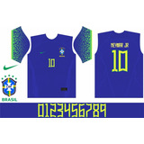 Arte Vetor Camisa Brasil 2022 Copa Do Mundo Catar Editável