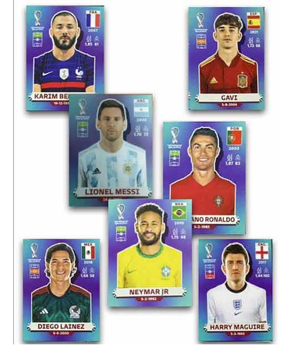 Estampas Qatar Panini. Sin Mínimo De Compra. Envía Lista!!!!