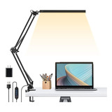 Lampara De Mesa Escritorio Led Flexible Con Cargador Usb