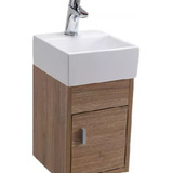 Mueble De Baño Colgante Max 1 Puerta Marron - Gulliart