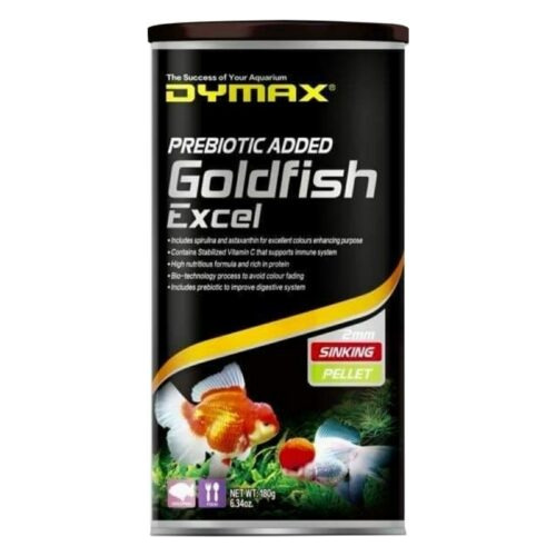 Dymax Goldfish Excel 180g Pellet Alimento Peces Agua Fria