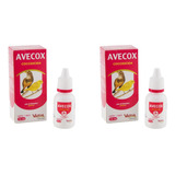 2 Avecox Coccidicida Pássaros 15ml Peito Seco