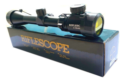 Luneta Riflescope 3x9x40 Eg - Retículo Iluminado Mil Dot