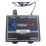 Interface De Audio New Live Dueto P/ Gravação + Adaptador
