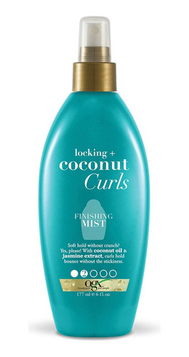 Ogx - Locking + Coconut Curls - Spray De Acabado Para Rizos.