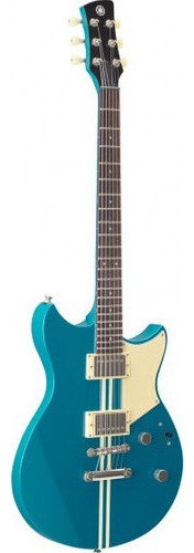 Guitarra Yamaha Revstar Rse20, Azul, 6 Cuerdas, Caoba Con Cámara, Color Azul Swift, Guía Para La Mano Derecha