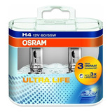 Lampara Osram Ultra Life H4 60/55 Duo Pack 64193ultdp Origen