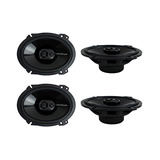 Rockford Fosgate P1683 6x8 Pulgadas 130w 3 Way Altavoces Coa