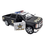 Patrulla Chevrolet Silverado 2014 Esc. 1:46 Kinsmart