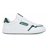 Tenis Casual Champion Lore Blanco Con Verde Para Junior