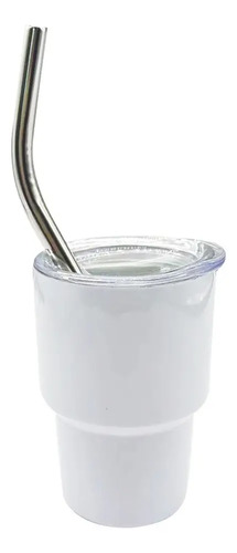 Fweaad Vaso De Chupito Pequeño De 2 Onzas Con Pajita De