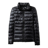 Jaqueta Feminina Puffer Bolha Nylon Impermeável Blusa Frio D