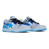  Sneakers A Bathing Ape Bape Sk8 Sta Grey Light Blue