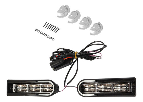 Luz Led De Soporte Para Relleno De Alforja Para Harley